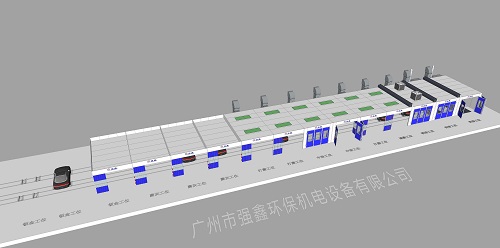 13工位 - 汽車鈑噴流水線